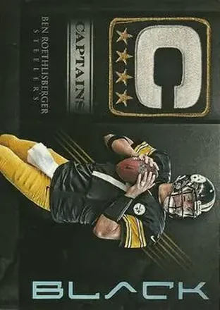 2012 Panini Black - Captains #17 - Ben Roethlisberger - Pittsburgh Steelers