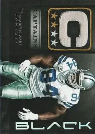 2012 Panini Black - Captains #25 - DeMarcus Ware - Dallas Cowboys