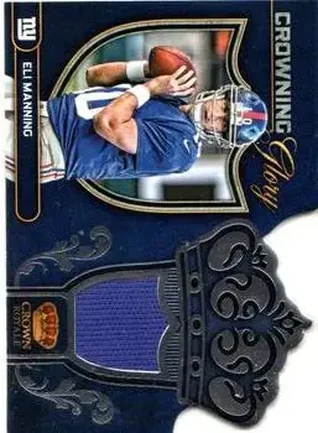 2012 Panini Crown Royale - Crowning Glory Materials #1 - Eli Manning - New York Giants