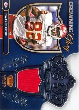 2012 Panini Crown Royale - Crowning Glory Materials #5 - Dwayne Bowe - Kansas City Chiefs