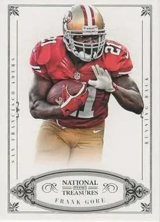 2012 Panini National Treasures #5 - Frank Gore - San Francisco 49ers