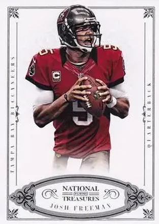 2012 Panini National Treasures #45 - Josh Freeman - Tampa Bay Buccaneers