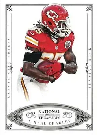 2012 Panini National Treasures #87 - Jamaal Charles - Kansas City Chiefs