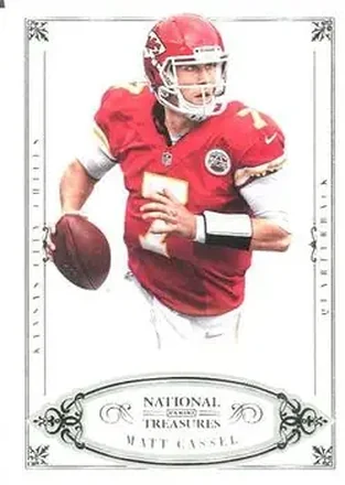 2012 Panini National Treasures #88 - Matt Cassel - Kansas City Chiefs