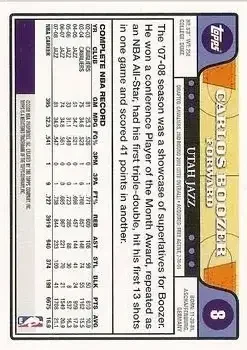 Back of Carlos Boozer