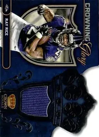2012 Panini Crown Royale - Crowning Glory Materials #20 - Ray Rice - Baltimore Ravens