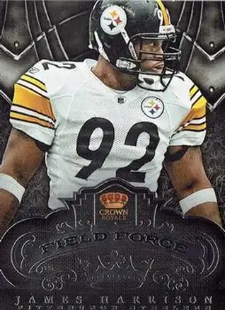 2012 Panini Crown Royale - Field Force #3 - James Harrison - Pittsburgh Steelers