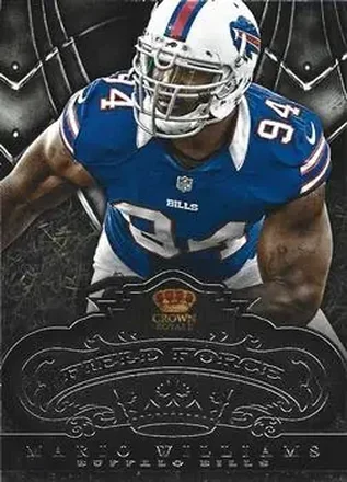2012 Panini Crown Royale - Field Force #7 - Mario Williams - Buffalo Bills