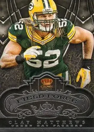 2012 Panini Crown Royale - Field Force #16 - Clay Matthews - Green Bay Packers