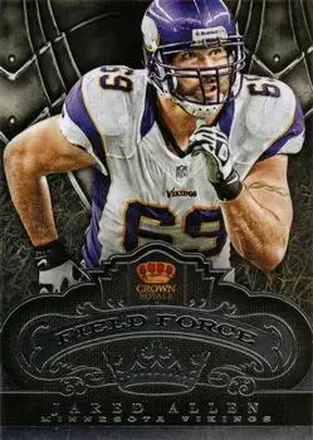 2012 Panini Crown Royale - Field Force #17 - Jared Allen - Minnesota Vikings