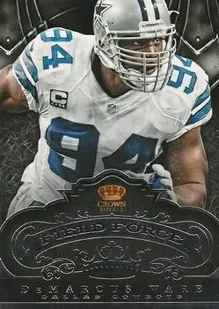 2012 Panini Crown Royale - Field Force #19 - DeMarcus Ware - Dallas Cowboys