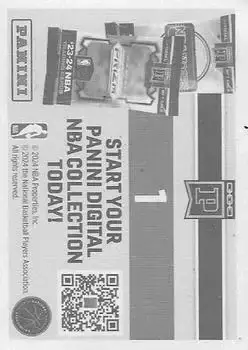 Back of Card #1