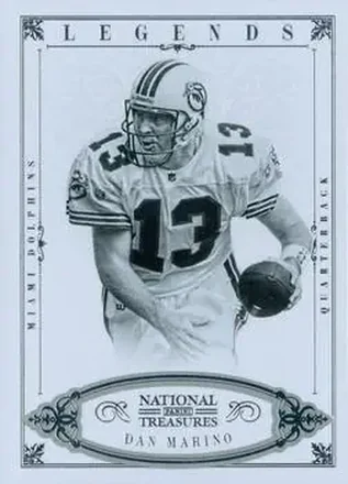 2012 Panini National Treasures #119 - Dan Marino - Miami Dolphins