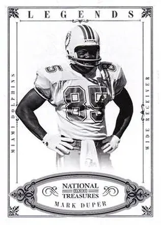 2012 Panini National Treasures #168 - Mark Duper - Miami Dolphins