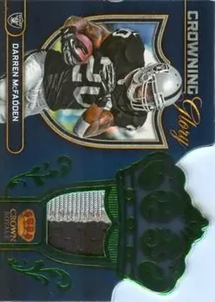 2012 Panini Crown Royale - Crowning Glory Materials Prime #27 - Darren McFadden - Oakland Raiders