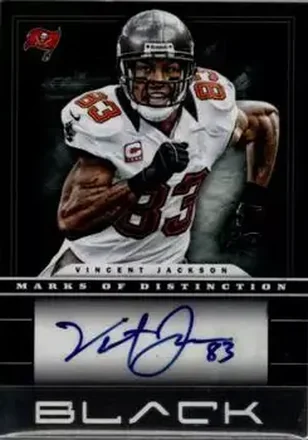 2012 Panini Black - Marks of Distinction #83 - Vincent Jackson - Tampa Bay Buccaneers