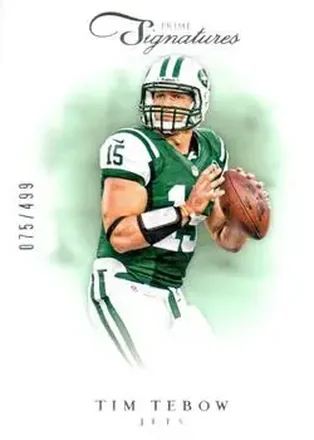 2012 Panini Prime Signatures #11 - Tim Tebow - New York Jets