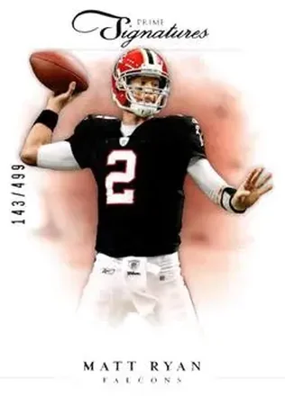 2012 Panini Prime Signatures #12 - Matt Ryan - Atlanta Falcons