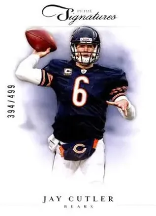 2012 Panini Prime Signatures #18 - Jay Cutler - Chicago Bears