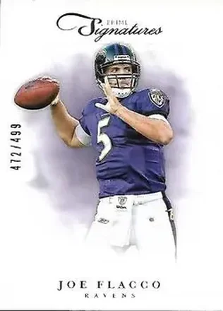 2012 Panini Prime Signatures #19 - Joe Flacco - Baltimore Ravens