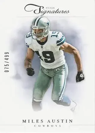 2012 Panini Prime Signatures #23 - Miles Austin - Dallas Cowboys