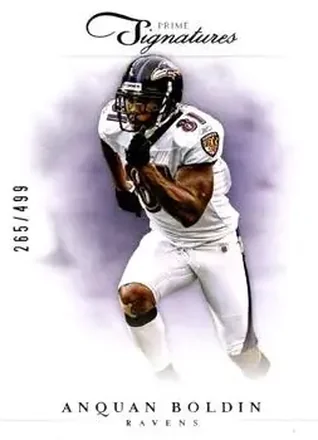 2012 Panini Prime Signatures #26 - Anquan Boldin - Baltimore Ravens
