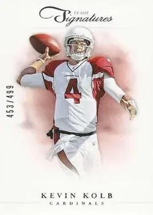 2012 Panini Prime Signatures #28 - Kevin Kolb - Arizona Cardinals