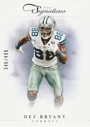 2012 Panini Prime Signatures #37 - Dez Bryant - Dallas Cowboys