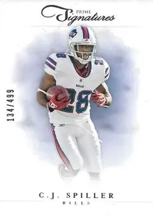 2012 Panini Prime Signatures #55 - C.J. Spiller - Buffalo Bills