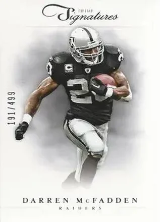 2012 Panini Prime Signatures #56 - Darren McFadden - Oakland Raiders