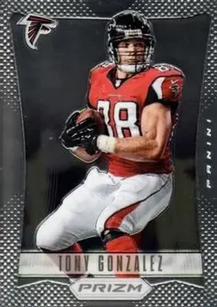 2012 Panini Prizm #12 - Tony Gonzalez - Atlanta Falcons