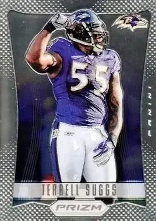 2012 Panini Prizm #18 - Terrell Suggs - Baltimore Ravens
