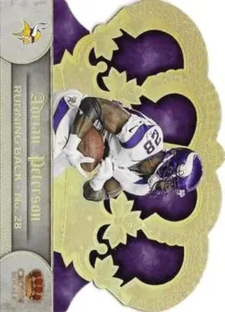 2012 Panini Crown Royale - Gold Crown #93 - Adrian Peterson - Minnesota Vikings