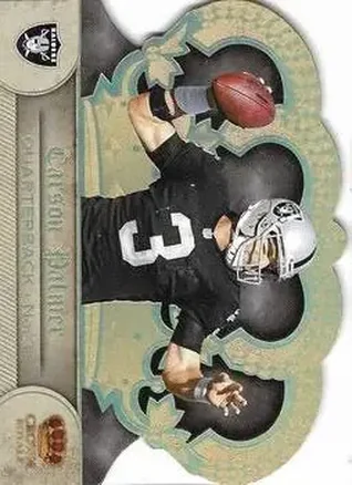2012 Panini Crown Royale - Gold Crown #108 - Carson Palmer - Oakland Raiders