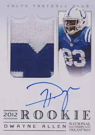 2012 Panini National Treasures feature card