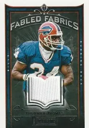 2012 Panini Playbook - Fabled Fabrics #38 - Thurman Thomas - Buffalo Bills