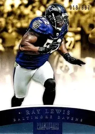 2012 Panini Prominence #9 - Ray Lewis - Baltimore Ravens