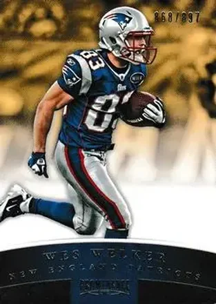2012 Panini Prominence #58 - Wes Welker - New England Patriots