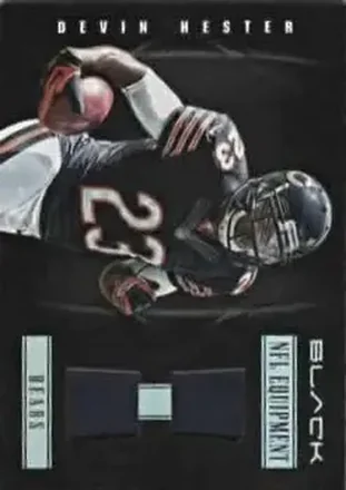 2012 Panini Black - NFL Equipment Combos #10 - Devin Hester - Chicago Bears