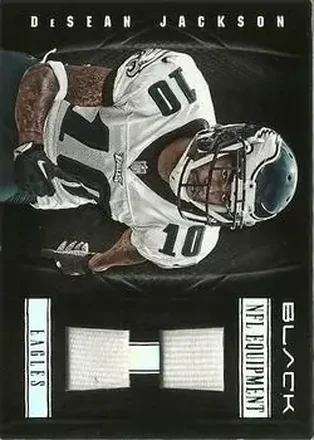 2012 Panini Black - NFL Equipment Combos #33 - DeSean Jackson - Philadelphia Eagles