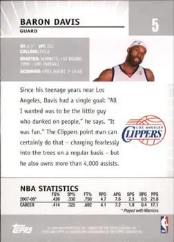 Back of Baron Davis