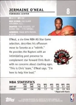 Back of Jermaine O'Neal