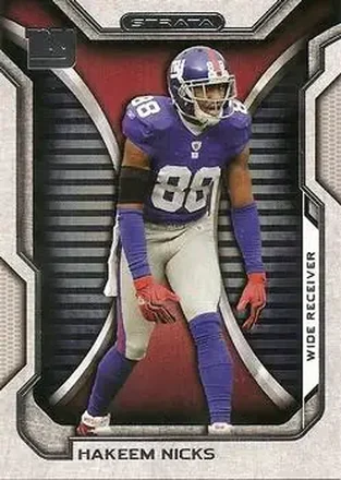 2012 Topps Strata (Retail) #17 - Hakeem Nicks - New York Giants