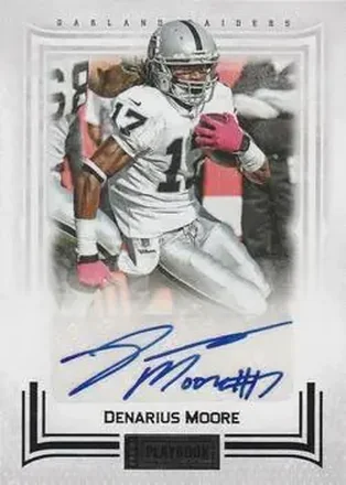 2012 Panini Playbook - Black #57 - Denarius Moore - Oakland Raiders