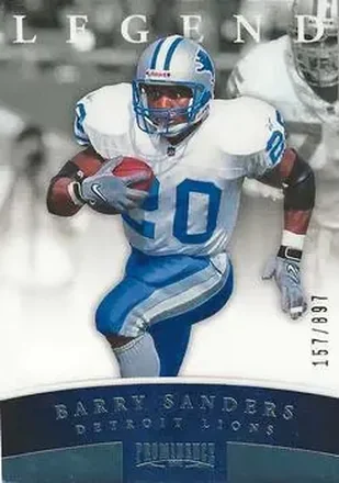 2012 Panini Prominence #102 - Barry Sanders - Detroit Lions
