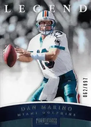 2012 Panini Prominence #107 - Dan Marino - Miami Dolphins