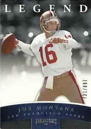 2012 Panini Prominence #122 - Joe Montana - San Francisco 49ers