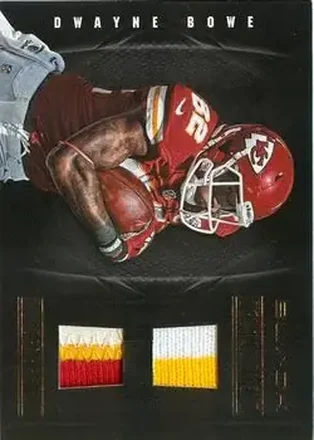 2012 Panini Black - NFL Equipment Combos Prime #20 - Dwayne Bowe - Kansas City Chiefs