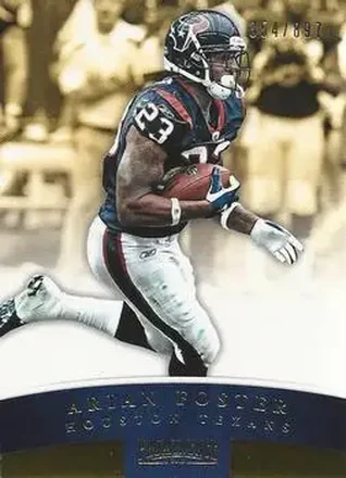 2012 Panini Prominence - Gold #39 - Arian Foster - Houston Texans