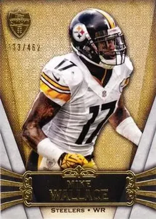2012 Topps Supreme #51 - Mike Wallace - Pittsburgh Steelers